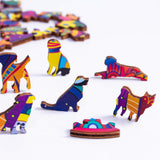 Wooden Puzzles for Adults,Wooden Animals Shaped Puzzles,Unique Shaped Jigsaw Puzzles,Magic Wooden Jigsaw Puzzles