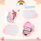 Kids Backpack for Girls School Bag for Elementary School Large Lightweight Bookbag Girls Backpack, Bookbag Pink Blue