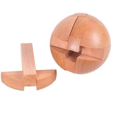 Handmade Wooden Puzzle Magic Ball Brain Teasers Toy Big Wooden Ball Lock Logic Puzzle Intelligence Game Sphere In Australia - Darrahopens