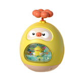 Multifunctional Tumbler Toy for Kids, Amphibious Tumbler Bathtub Tumbler Duck Bath Toy Tumbler Water Toy Duckling Tub Toy
