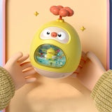 Multifunctional Tumbler Toy for Kids, Amphibious Tumbler Bathtub Tumbler Duck Bath Toy Tumbler Water Toy Duckling Tub Toy