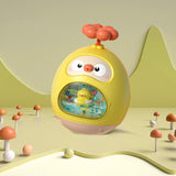 Multifunctional Tumbler Toy for Kids, Amphibious Tumbler Bathtub Tumbler Duck Bath Toy Tumbler Water Toy Duckling Tub Toy