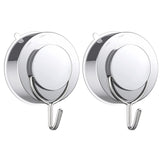 Suction Cup Hooks, Silver Twist Suction Cups with Metal Hooks Removable Heavy Duty Window Glass Door Suction - 2 Pcs In Australia - Darrahopens