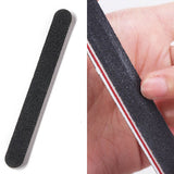 Nail File 5 PCS Professional Double Sided Grit Nail Files Emery Board Black Manicure Pedicure Tool and Nail Buffering Files