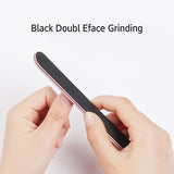 Nail File 5 PCS Professional Double Sided Grit Nail Files Emery Board Black Manicure Pedicure Tool and Nail Buffering Files