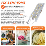 3387747 W11344457 Dryer Heating Element - Fit for Kitchen-Aid Dryer - Replaces PS11741416 WP3387747 W11045584