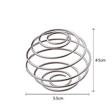 2 Pcs Stainless Steel Ball Shaker Ball Wire Whisk Ball Protein Mixing Ball for Shaker Cup Bottle Mixer (Diameter 2.16inch)