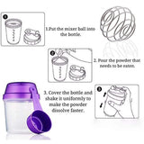 2 Pcs Stainless Steel Ball Shaker Ball Wire Whisk Ball Protein Mixing Ball for Shaker Cup Bottle Mixer (Diameter 2.16inch) In Australia - Darrahopens