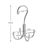 360 4 Claw Hanger Clothes Hanger Bag Hanging Rack Shoe Drying Hanger Scarf Hanger Necktie Organizer Clothes Hooks