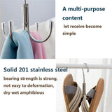360 4 Claw Hanger Clothes Hanger Bag Hanging Rack Shoe Drying Hanger Scarf Hanger Necktie Organizer Clothes Hooks