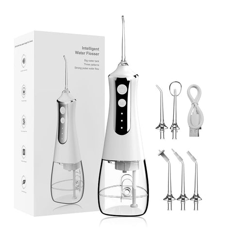 water flosser,Cordless Portable Flosser Rechargeable, Water Tank Electric Waterflosser Flossing Machine, Water Dental Flosser