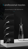 water flosser,Cordless Portable Flosser Rechargeable, Water Tank Electric Waterflosser Flossing Machine, Water Dental Flosser