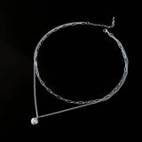 Dainty Necklaces for Women, Plated Trendy Layered Choker Necklaces for Women Teen Girls Jewelry Gifts