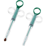 2 Pieces Pet Pill Plunger Popper for Small Cats Dogs Pill Dispenser Pet Piller Soft for Feeding Accessories (Green) In Australia - Darrahopens