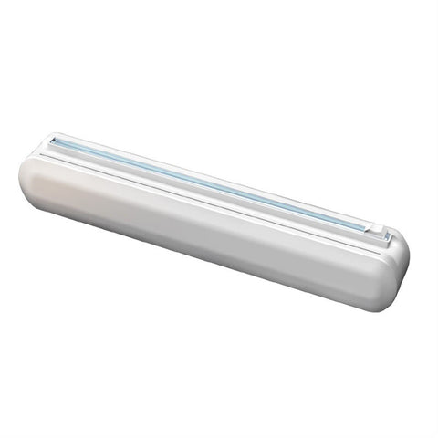 Plastic Wrap Dispenser with Cutter,Suction Cup Type Preservative Film Cutter Plastic Wrap Cutter Adjustable Storage Cutting Box