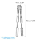 Serving Tongs, 3pcs 5 Inch - Stainless Steel Ice Tongs, Tiny Tongs for Appetizers, Sugar, Charcuterie, Dessert, Tea Parties