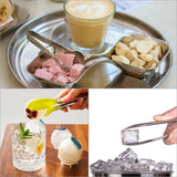 Serving Tongs, 3pcs 5 Inch - Stainless Steel Ice Tongs, Tiny Tongs for Appetizers, Sugar, Charcuterie, Dessert, Tea Parties