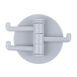 2 pcs Wall Hooks for Hanging Adhesive Bathroom Kitchen Hooks Desk 3 Rotatable Arms Round Sticky Hooks