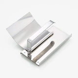 Toilet Paper Holder with Shelf 304 Stainless Steel Toilet Roll Tissue Holder with Phone Shelf Wall Mounted Tissue Paper Dispense