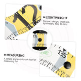 138cmx5cm Accurate Fishing Measure Tape Waterproof Foldable Fish Measuring Ruler PVC Fishing Ruler Measurement Tackle
