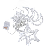 LEDs Curtain Lights, Fairy String Lights Moons and Stars LED Night Light for Home Decoration Party Star Moon Ramadan String Lights In Australia - Darrahopens