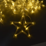 LEDs Curtain Lights, Fairy String Lights Moons and Stars LED Night Light for Home Decoration Party Star Moon Ramadan String Lights