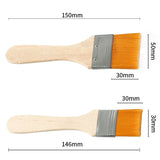 2pcs Dip Brush Kitchen Basting Brush Nylon Pastry Brush Household Oil Brush Sauce Brush Oil Brush for Cooking Pastry Brush