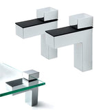 2 Pcs Adjustable Wood/Glass Floating Shelf Brackets Wall Mount, Solid Metal 90 Degree Right Angle Adjustable Wood Glass Shelf In Australia - Darrahopens