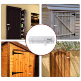 2Pcs 3 Inch White Solid Aluminium Slide Bolt Latch, Mini Door Barrel Bolts Latches, Solid Aluminium Thickened Security