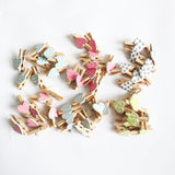 50 Pcs Mini Wooden Clips Heart Shape Design Clip Photo Holders Kids Crafts Picture Holder Photo Paper Card Peg Pin Craft In Australia - Darrahopens
