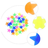 72pcs Spoke Decorative Beads Bike Wheel Spoke Beads Kids Bike Reflector Bikes Beads Luminous Bike Decoration Beads