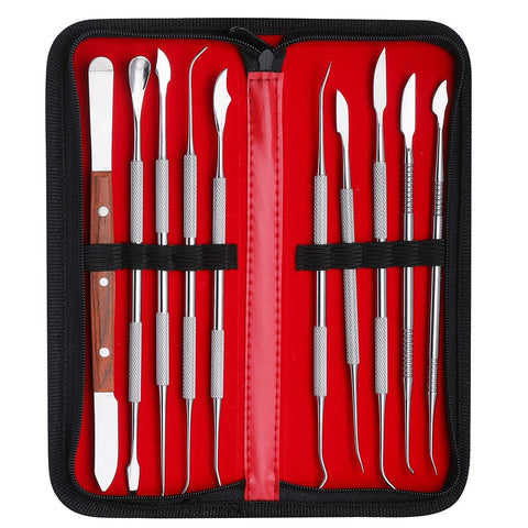 Wax Carving Tools - 10PCS Stainless Steel Wax Carvers Set Sculpture Chisel Tools Double-Ended Pottery and Polymer Clay Tools In Australia - Darrahopens