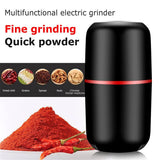 Mini Electric Coffee Grinder Multifunction Kitchen Salt Pepper Grinder Household Powerful Beans Herbs Spice Nuts Mill