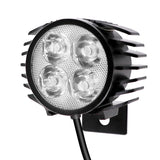 LED Motorcycle Spotlight with Horn, 2 in 1 Front Built-in Horn, Electric Scooter Spotlight with Bell, 36V-72V for Electric In Australia - Darrahopens