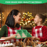 3D Christmas Tree Baking Mould cake pan silicone mold,5 cavities christmas tree for bread, mousse cake,muffins,ice cubes In Australia - Darrahopens