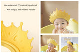Shower Cap Waterproof Shampoo hat for Children Toddler Girls Boys Protect Ears Eyes，Adjustable Silicone Hair Washing Visor