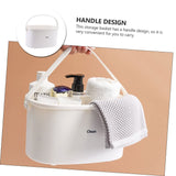 Bath Basket Plastic Storage Basket Makeup Storage Tote Basket Shower Sponge Kids Shampoo Shower Tote Bin Bath Tote Kids