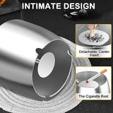 Ashtray with Lid - Ash Tray for Cigarettes Smokers, Smokeless Home Ashtray with Cover Smell Proof for Indoor Outdoor In Australia - Darrahopens