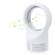 2 pcs Bladeless Desk Fan, Portable Quiet Office Fan, 2 Speeds, Easy to Clean, Small Tabletop Personal Fan for Office In Australia - Darrahopens