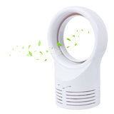 2 pcs Bladeless Desk Fan, Portable Quiet Office Fan, 2 Speeds, Easy to Clean, Small Tabletop Personal Fan for Office In Australia - Darrahopens