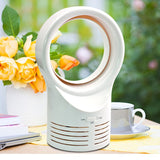 2 pcs Bladeless Desk Fan, Portable Quiet Office Fan, 2 Speeds, Easy to Clean, Small Tabletop Personal Fan for Office In Australia - Darrahopens