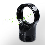 2 pcs Bladeless Desk Fan, Portable Quiet Office Fan, 2 Speeds, Easy to Clean, Small Tabletop Personal Fan for Office