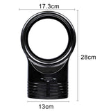 2 pcs Bladeless Desk Fan, Portable Quiet Office Fan, 2 Speeds, Easy to Clean, Small Tabletop Personal Fan for Office