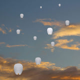 10 Pcs Chinese Lanterns to Release in Memorial [an Unforgettable Memory] Decoration Lanterns for Family Friends Perfect