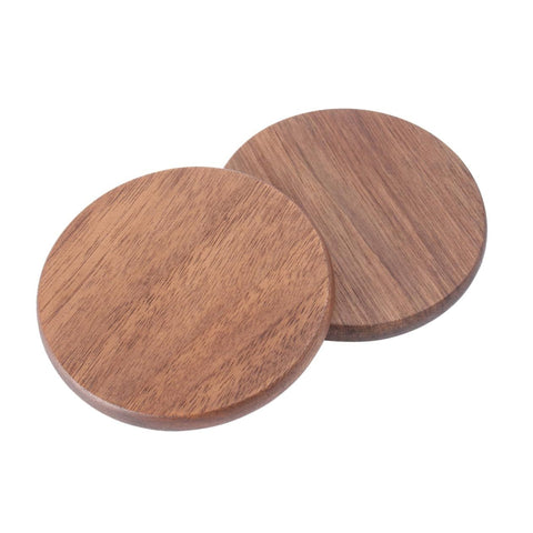 2 pcs - Rustic Wooden Decorative Coaster for Farmhouse Coffee Table Household Coaster Living Room Kitchen Counter Breakfast In Australia - Darrahopens