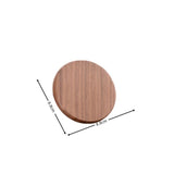 2 pcs - Rustic Wooden Decorative Coaster for Farmhouse Coffee Table Household Coaster Living Room Kitchen Counter Breakfast