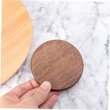 2 pcs - Rustic Wooden Decorative Coaster for Farmhouse Coffee Table Household Coaster Living Room Kitchen Counter Breakfast