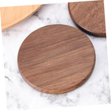 2 pcs - Rustic Wooden Decorative Coaster for Farmhouse Coffee Table Household Coaster Living Room Kitchen Counter Breakfast