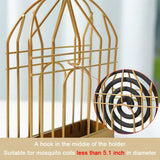 Metal Mosquito Coil Holder ,Retro Iron Insect Mosquito Coil Bracket Incense Sandalwood Fire and Wind Protection ,Mosquito Coi