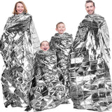 4 Pcs Emergency Blankets High Silver Reflective Foil Sheet Heat Foil Protection Rescue Blankets Camping Blanket Hiking Space In Australia - Darrahopens